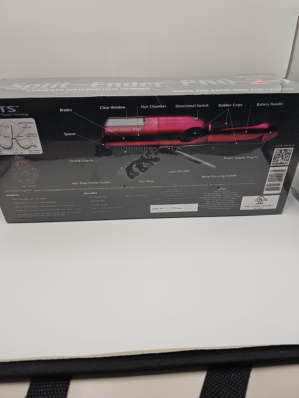 Split-Ender Pro 2 Cordless Split End Hair Trimmer  NEW - Picture 4 of 9
